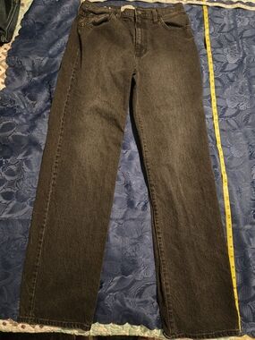Universal Thread Black Straight-Leg Jeans
